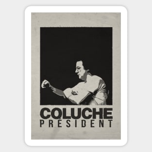 Coluche president Sticker